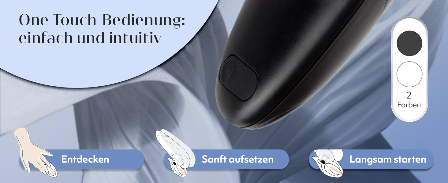 Womanizer Starlet - вібратор для клітора, преміум-якість | 4 режими, тихий, вологостійкий, акумуляторний | Білий/Чорний