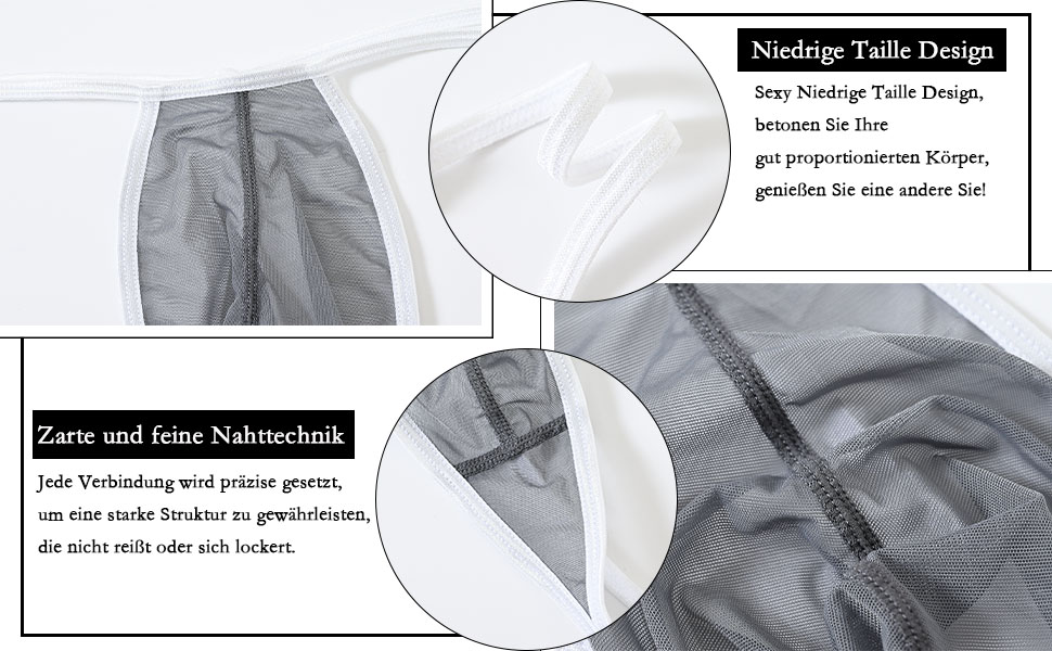 Сексуальна чоловіча білизна BIATWOWR: прозорі стрінги з дихаючого матеріалу, м'які, кольори: помаранчевий, жовтий, блакитний, розмір 3XL