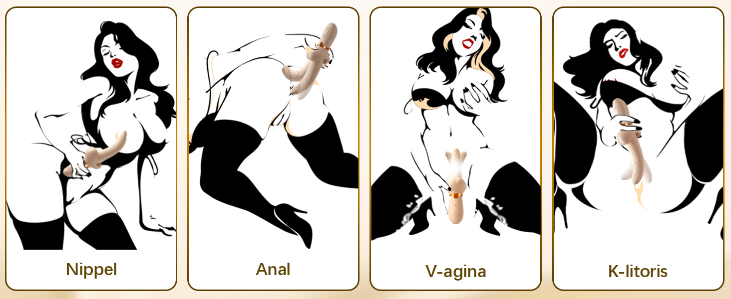 Вібратор для жінок 2-в-1 з 360° обертанням, силіконовий вібратор для клітора, іграшки для дорослих