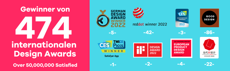 Вібратор Satisfyer Mono Flex Connect App G-Punkt | З преміум-силікону | Стимулятор клітора та G-точки | Інтимні іграшки для жінок | Швидка зарядка | Вібратор для жінок червоний