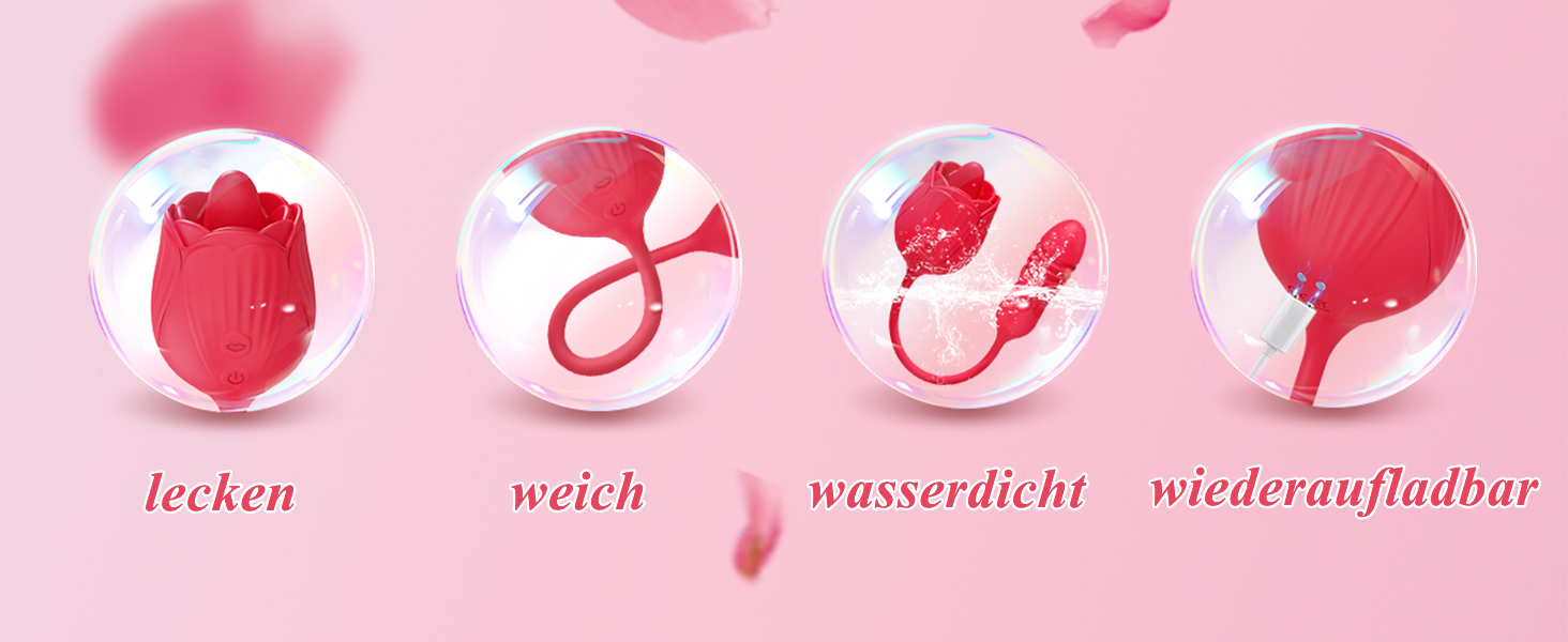 Вібратор для жінок Swing G-Spot з 10 режимами лизання та кусання, рожевий вібратор-дилда для стимуляції клітора, дорослий секс-іграшка для жінок та пар (GM23P-RD)