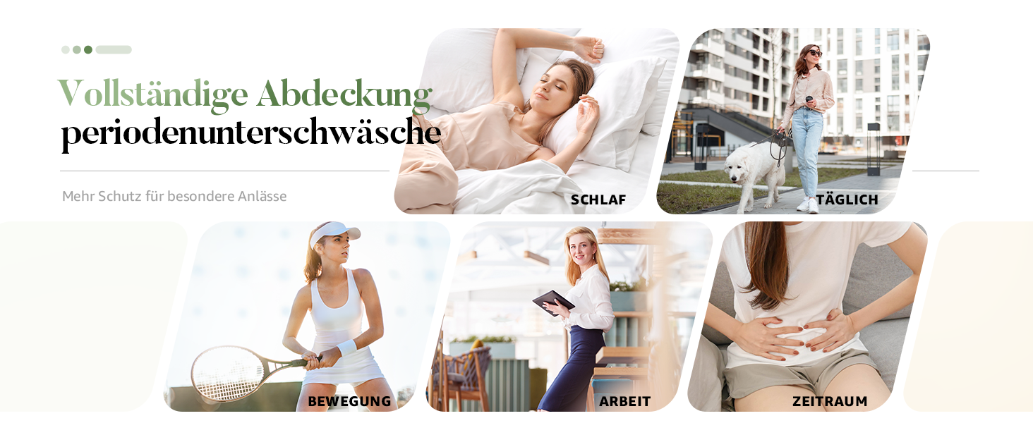 Труси для критичних днів TANSTC з сильною поглинанням, бавовна, для жінок та дівчат, висока талія, 3 шт. (Темно-синій + Чорний + Бордовий, XL)