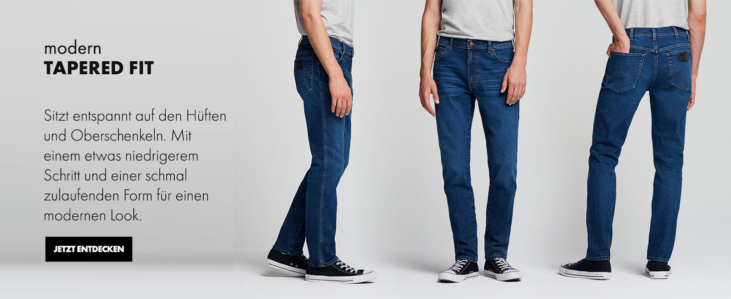 Чоловічі джинси Wrangler Texas Stretch W121XU13M заужені (Tapered), колір Darkstone, розмір 38W/36L