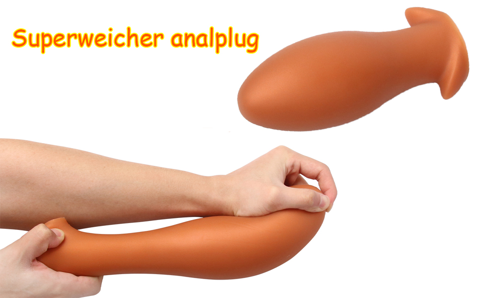 Силіконовий анальний плаг Jinqian для пар (золотий)