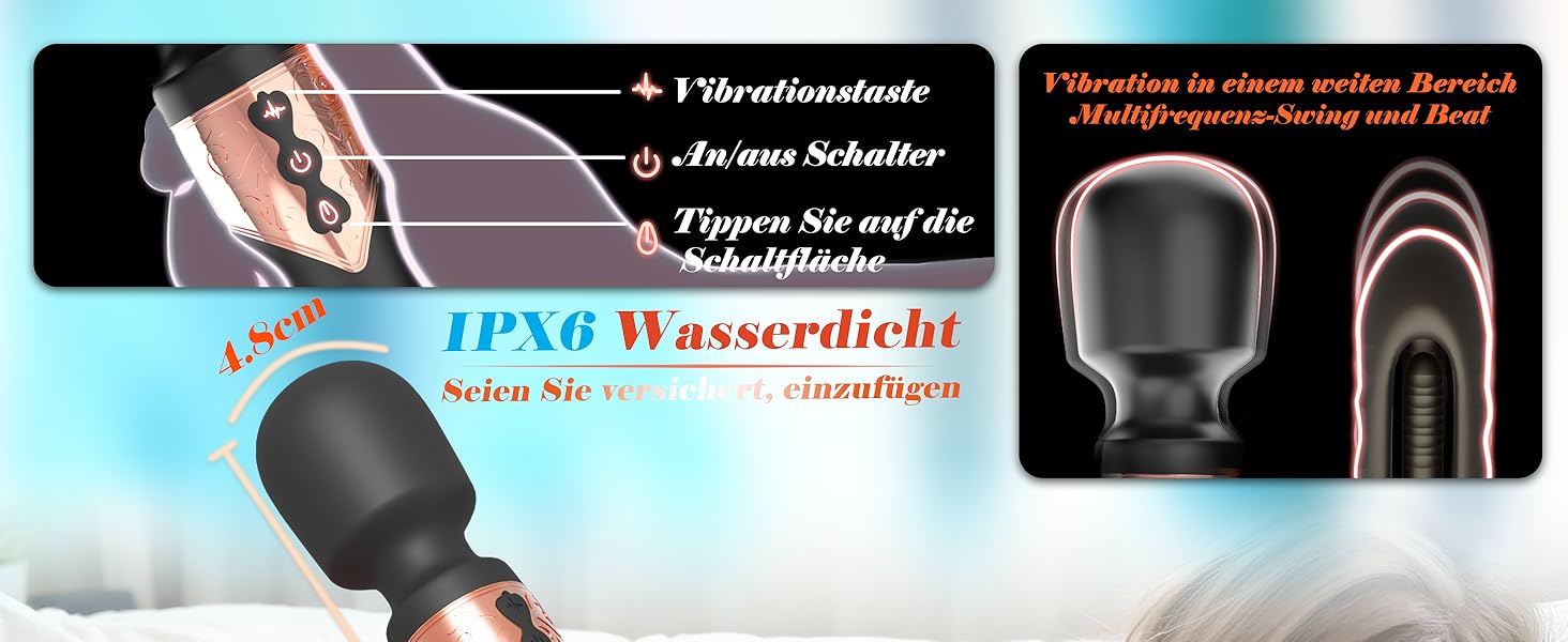 Вібратор для жінок, секс-іграшка з 10 режимами, масажер простати, чорний