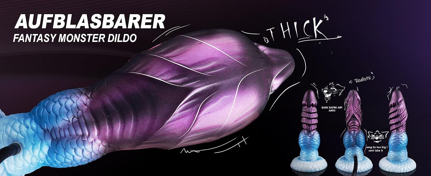 Анальний дилдатор Monster Knot Dildo для чоловіків та жінок, BDSM, стимуляція простати, зелений/блакитний