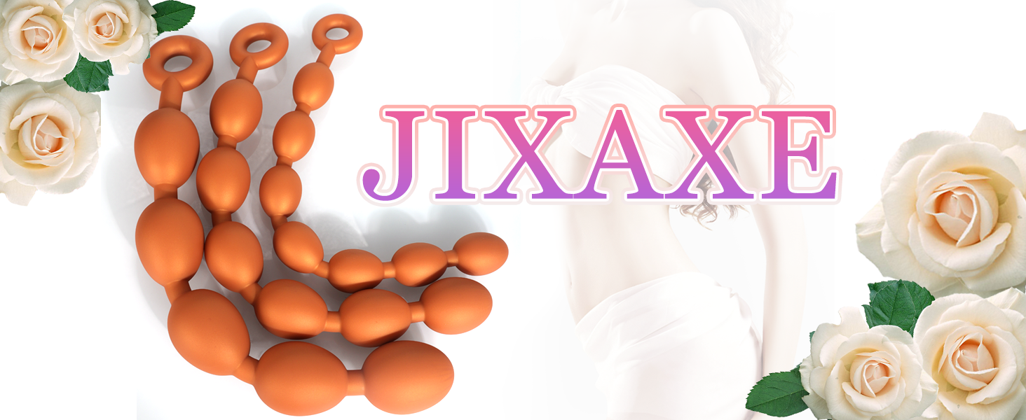 Анальні кулі Jixaxe з силікону: кулі-анальні плаґи для сексуальної стимуляції (5 кульок)