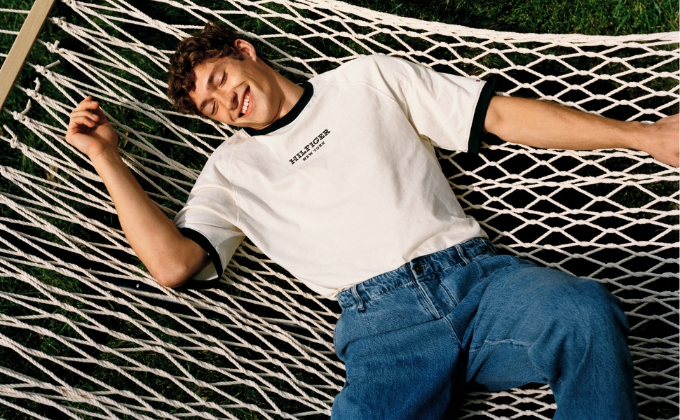 Труси чоловічі Tommy Hilfiger 3 шт. з еластичною тканиною, блакитні