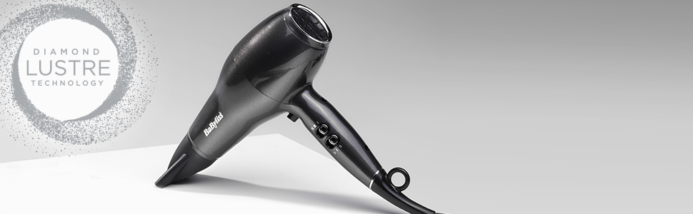 Професійний фен для волосся BaByliss Pro Power 2300W з іонною технологією Anti-Frizz, AC-мотором, 3 температурними та 2 швидкісними режимами, чорний, D5245E