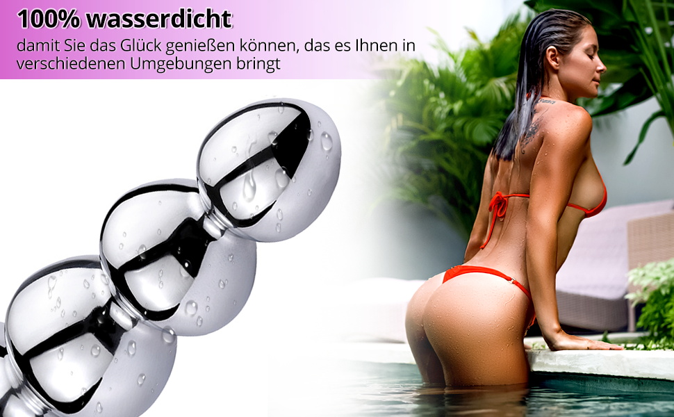 Анальний плагін з нержавіючої сталі з кулями - іграшка для дорослих, SM для жінок, пар, чоловіків