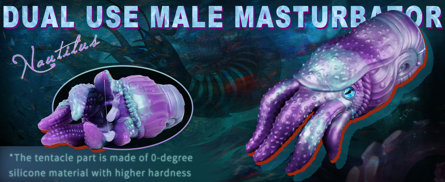 Масажер для чоловіків Silikon Octopus Tentacle 872г – Реалістичний секс-іграшка з силікону, Октопус, Клітор, Анальний