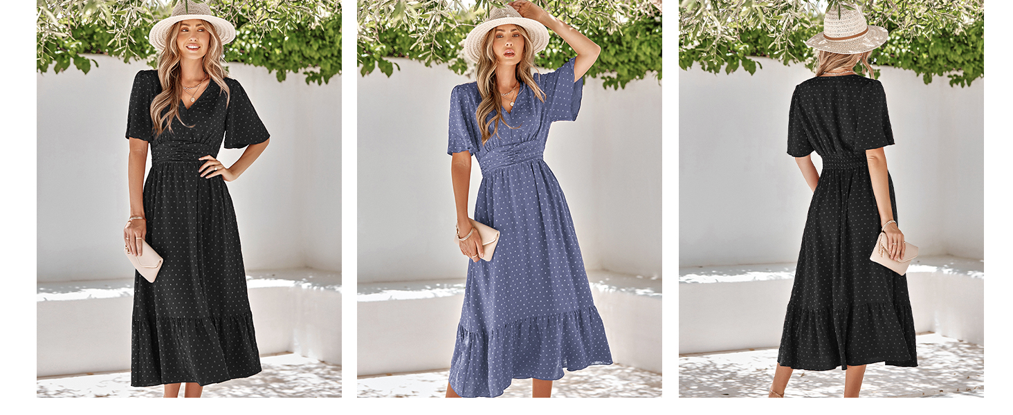 Сукня літня жіноча BebreezChic Boho елегантна довга з V-вирізом, висока талія, швейцарська сітка, з квітковим принтом, пляжна максі-сукня XL карамельного кольору