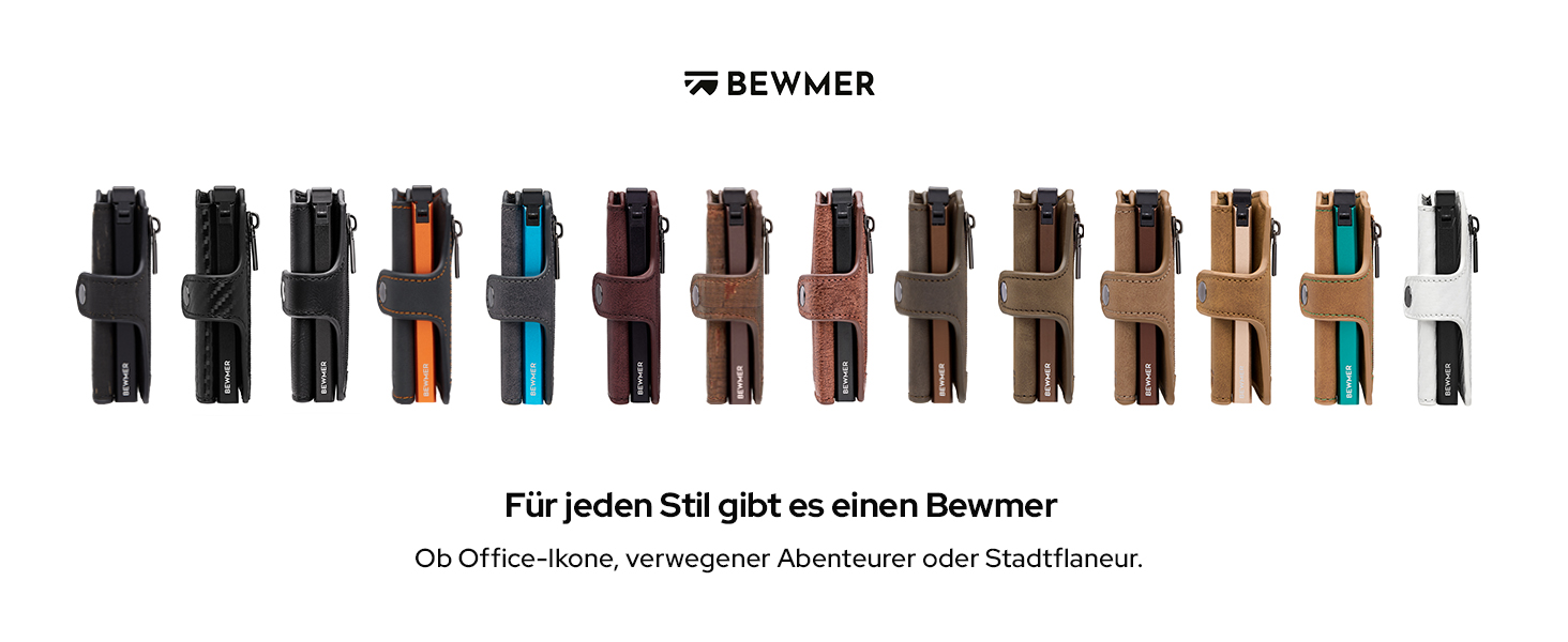 Тонкий гаманець BEWMER v2 з RFID-захистом та монетницею для чоловіків та жінок, картхолдер анти-клонінг для купюр та 9 кредитних карток, чорно-зелений