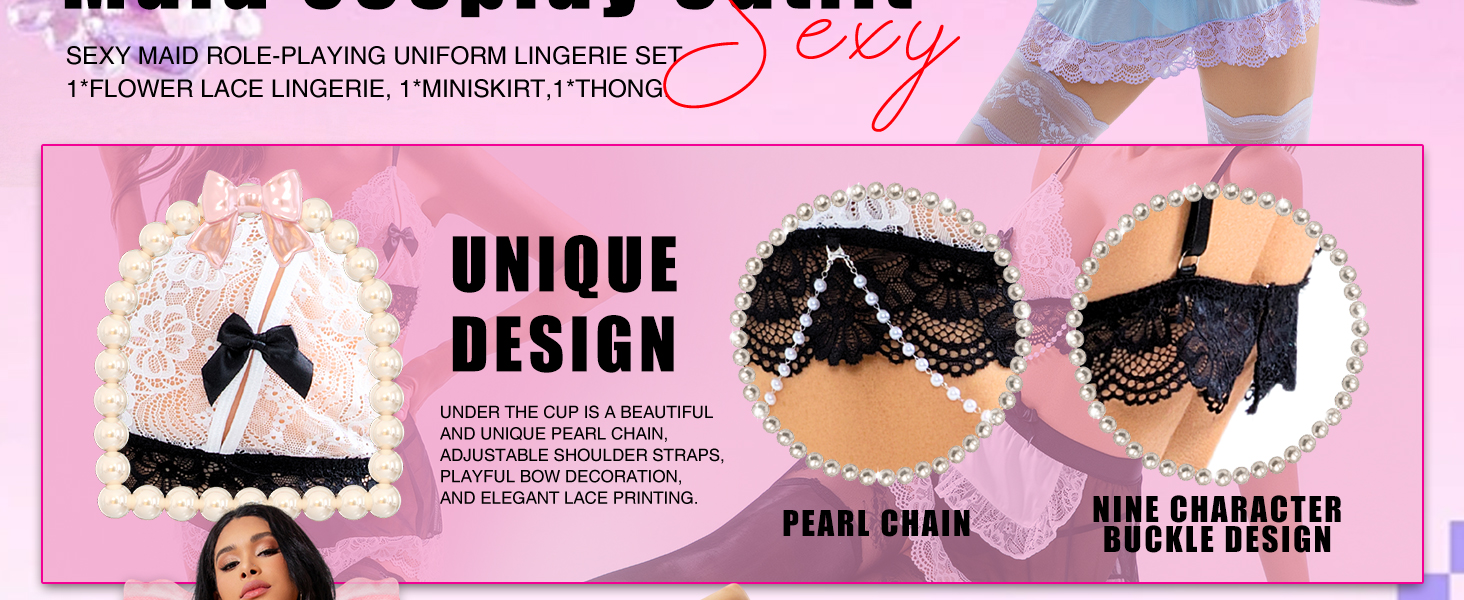 Жіноча спідня білизна з квітковою мереживом, костюм, сукня-бабочка, подарунок на День святого Валентина, темно-синій, розмір M