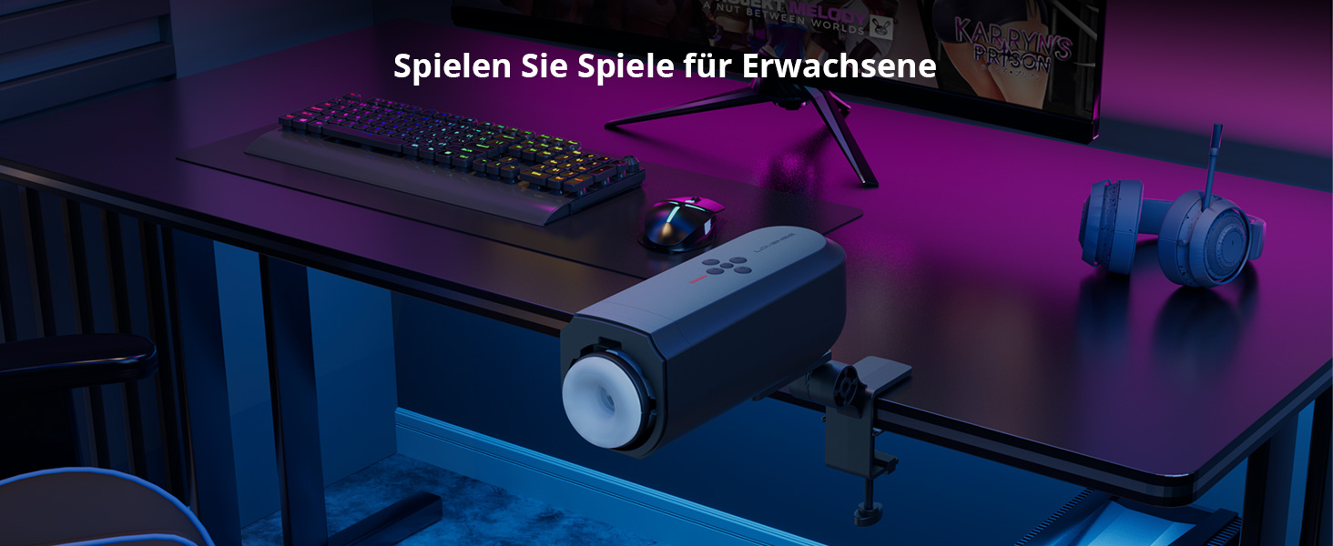 LOVENSE Solace - Автоматичний електричний секс-іграшка для чоловіків з пультом керування, різні режими, для соло та парних ігор