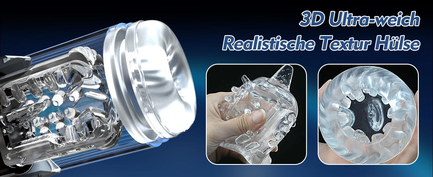 Електричний мастурбатор для чоловіків: секс-іграшка з 7 функціями (сосання, телескоп, обертання, вібрація)