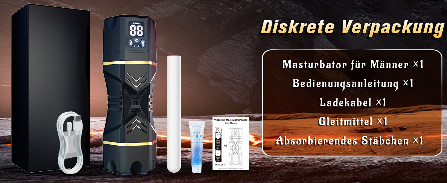 Електричний мастурбатор для чоловіків: мастурбатор-пімпа, іграшка для соло, 5 режимів всмоктування та 9 вібрацій