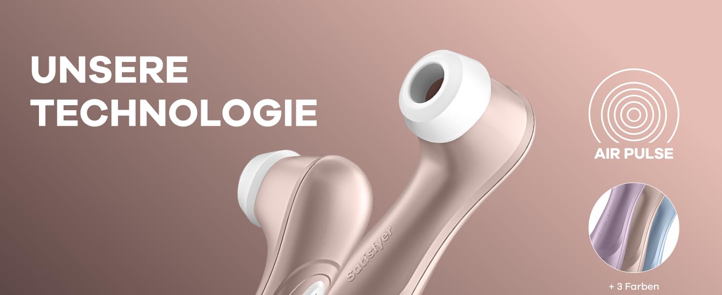 Satisfyer Pro 2 - вібратор для жінок | Тиха та потужна стимуляція клітора | Інтимна іграшка, подарунок для жінок | Еротичний вібратор | Стимулятор з імпульсною технологією | Розмір one-size (рожеве золото, 1 шт.)