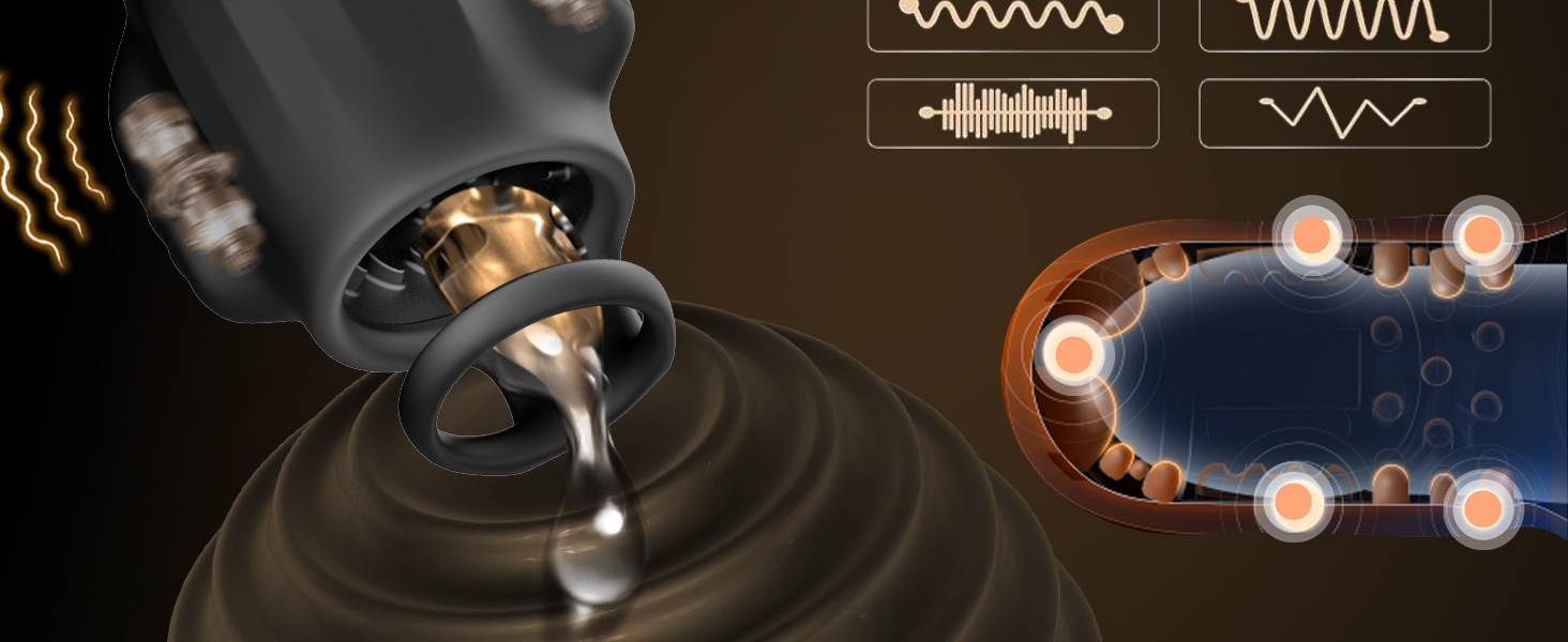 Мастурбатор для чоловіків LYAMais з керуванням через додаток, 9 режимів, вібратор пеніса, тренажер, стимуляція головки, сексуальна іграшка, тихий оральний секс, кишеньковий мастурбатор