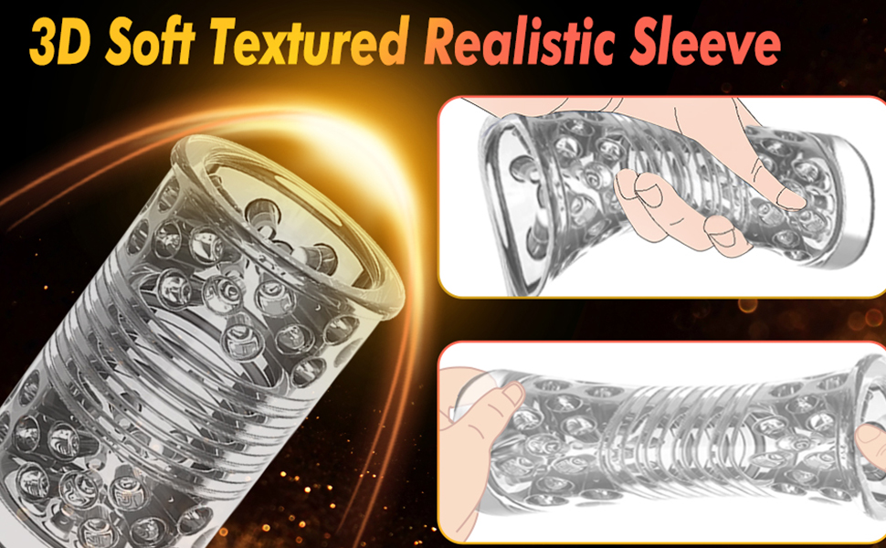 Електричний мастурбатор для чоловіків Sumeber – бездротовий кубок з 7 режимами, телескопічною та ротаційною функцією масажу, текстурована оболонка