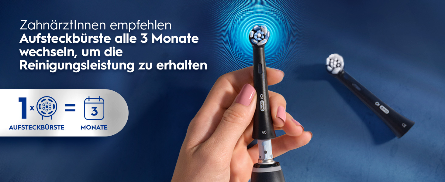 Електрична зубна щітка Oral-B iO Series 6 Black Lava: 5 режимів очищення, 3 насадки та дорожній футляр