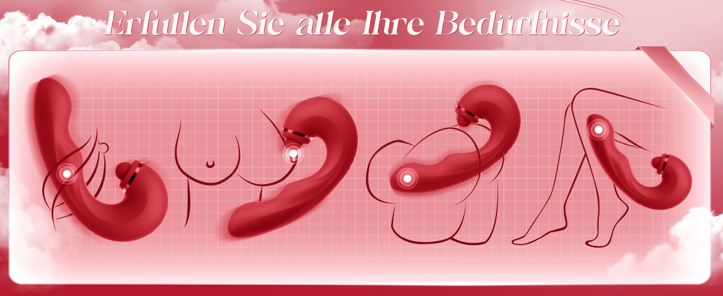 Вібратор для жінок з 5 режимами, масажер клітора та G-точки, сексуальна іграшка для пар, тихий вібратор, червоний