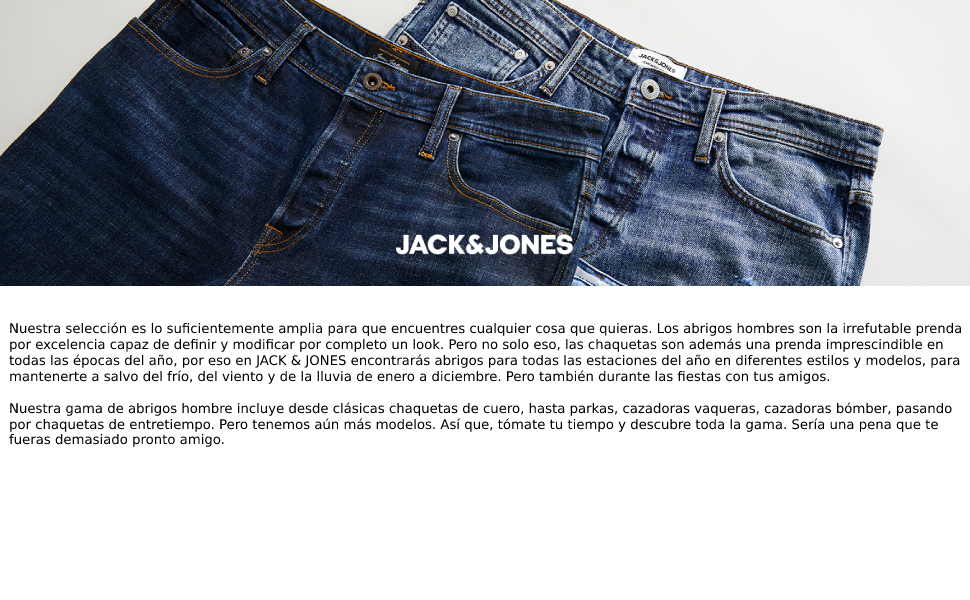 Чоловічі джинси Jack & Jones JJICLARK Regular fit, синій денім (32W / 30L)
