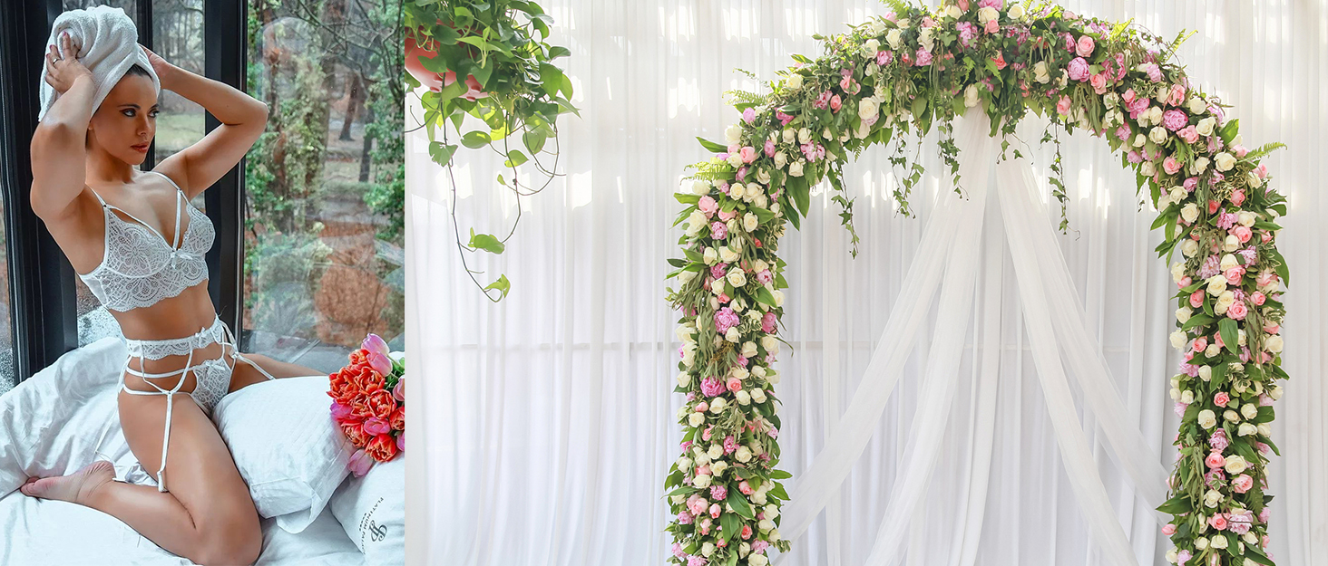 Жіноча спідня білизна Lucyme: Комплект нижньої білизни, мереживний бюстгальтер та труси, сексуальний бабочка, чорний, XXL