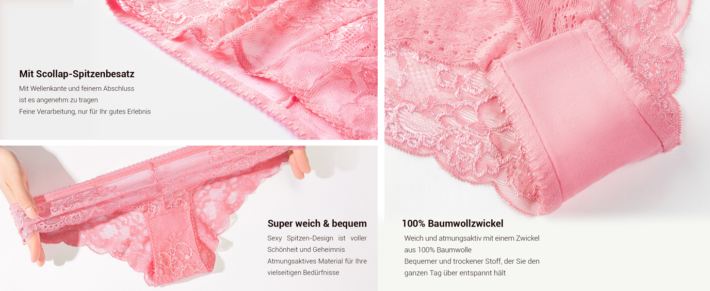 5 пар жіночих мереживних трусиків Танга. Зручні, дихаючі, мереживні трусики-сліпи для жінок. Розміри S-XL. Якісні жіночі трусики-бікіні.