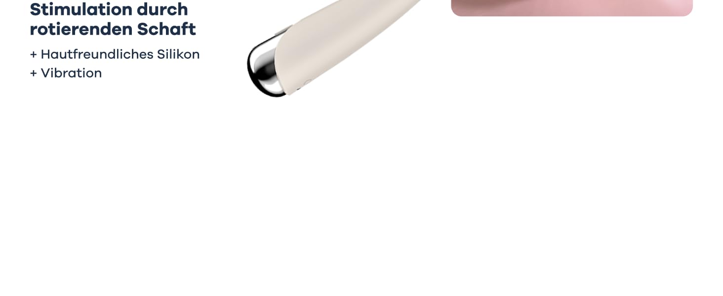 Вібратор Satisfyer Spinning Vibe 1 G-Punkt - 12 вібрацій та 5 програм обертання | Інтимні іграшки для жінок | Водонепроникний (IPX7) | З кремом