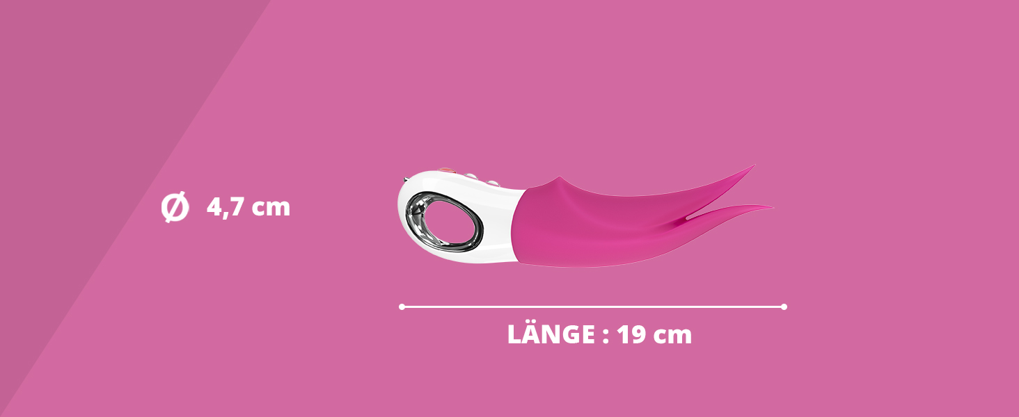 Вібратор для клітора VOLTA (чорний) – тихий та потужний вібратор для стимуляції клітора, сосків, пеніса. З LOOP-ручкою. 100% медичний силікон