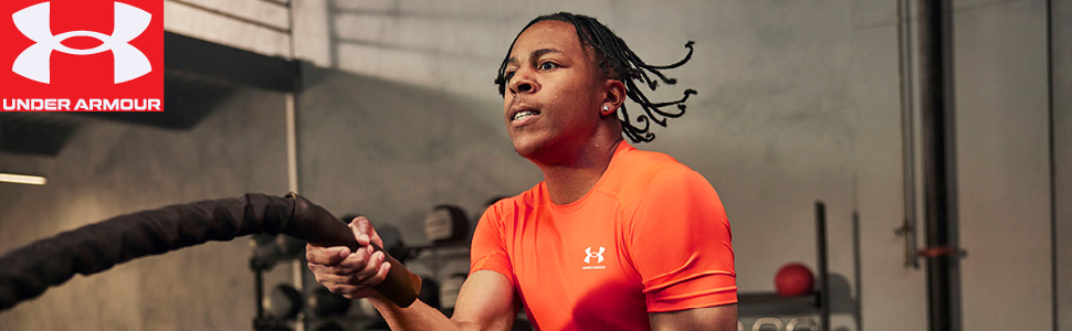 Чоловіча худі Under Armour Rival Fleece з логотипом, сіра (Castlerock Light Heather), розмір M