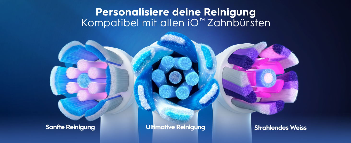 Електрична зубна щітка Oral-B iO Series 6 Grey Opal, 5 режимів чищення, набір з 3 насадок для делікатного очищення та дорожнім футляром