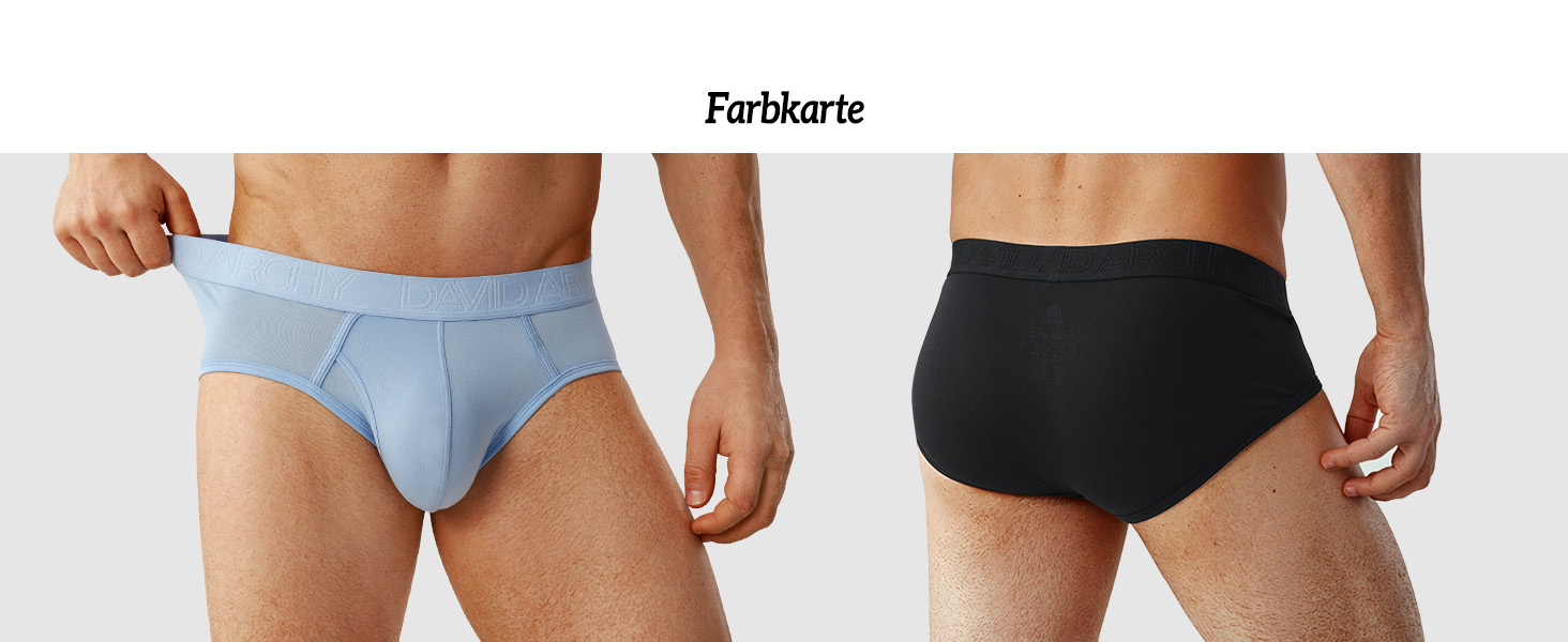 Чоловічі труси DAVID ARCHY (4 шт.) з бамбукової віскози, XL, сірі