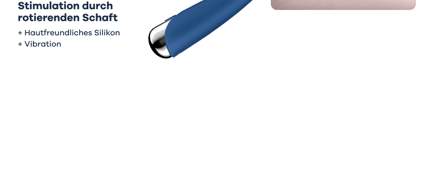 Вібратор Satisfyer Spinning Vibe 1 G-Punkt | 12 вібрацій та 5 програм обертання | Для жінок | Водостійкий (IPX7) | (Блакитний)