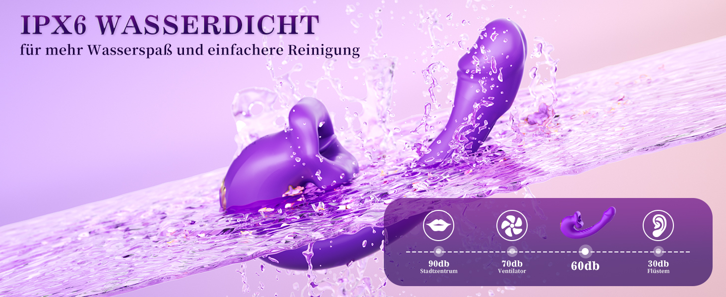 Вібратор для жінок Dildo з 10 режимами вібрації та 10 смаками язика, стимулятор клітора, для пар