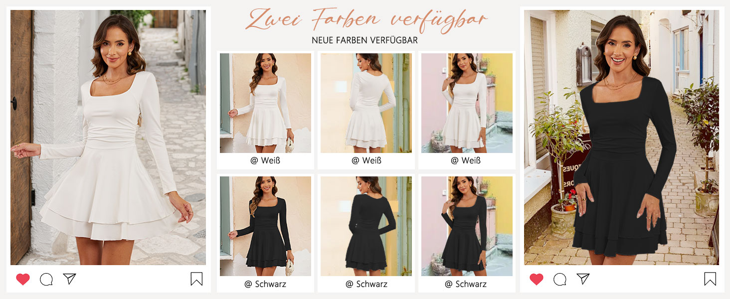 Біле міні-плаття з довгим рукавом, облягаюче, з рюшами, квадратний виріз, для вечірок та клубів