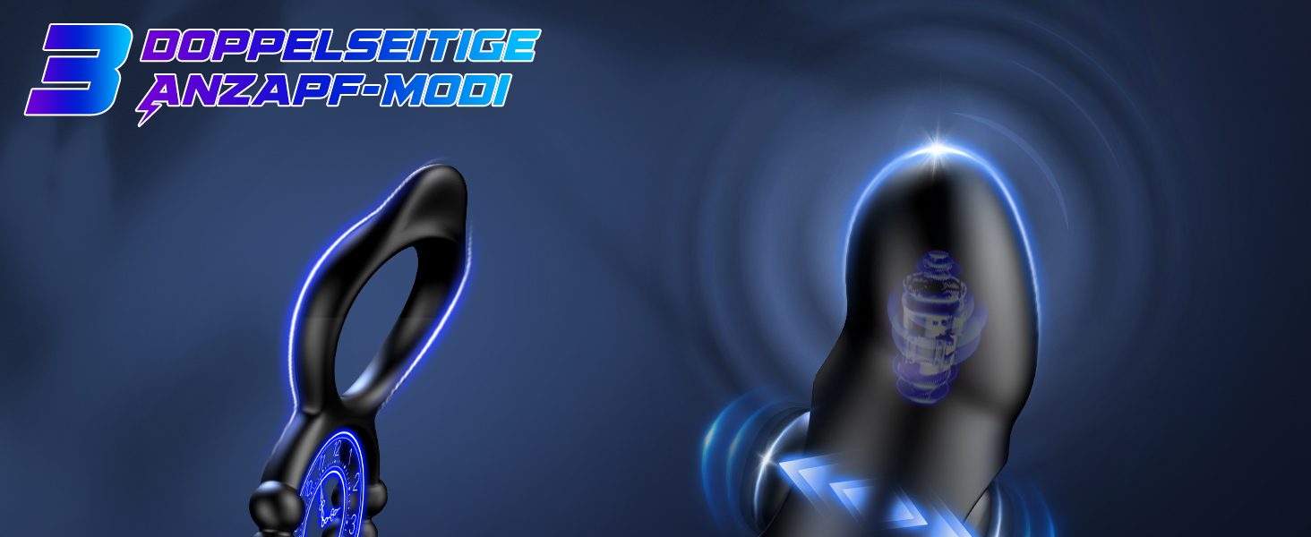 Анальний вібратор для чоловіків з пультом керування та кільцями для пеніса - 7 режимів вібрації, 3 насадки