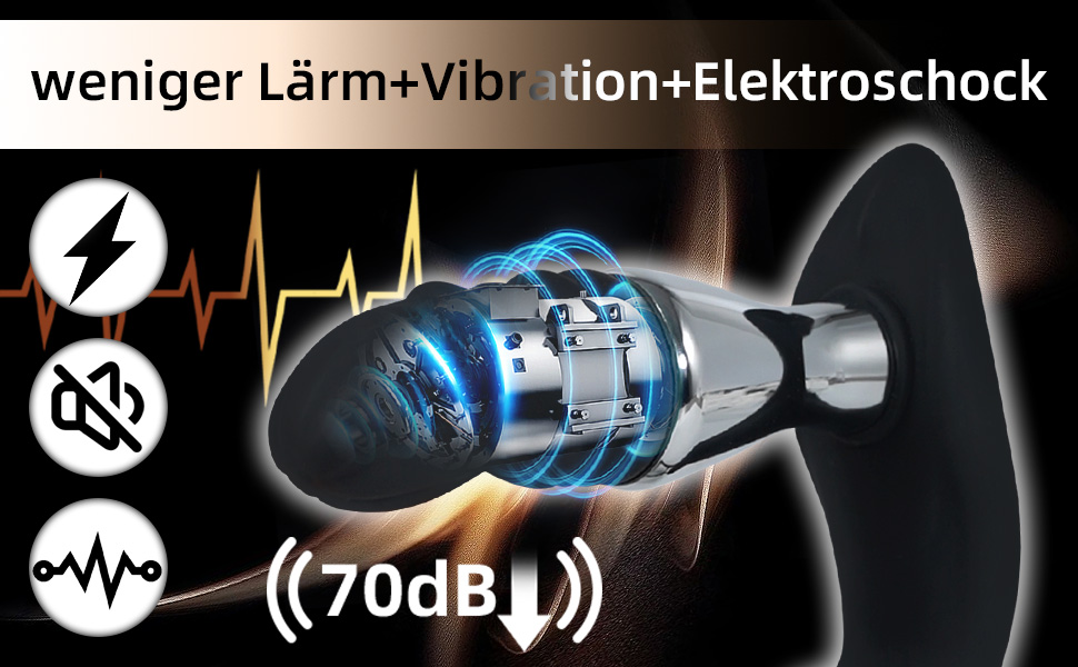 Вібратор для чоловіків AMZBEE з електрошоком, масажер простати та анусу, комплект з 10 шт., SM іграшки для дорослих