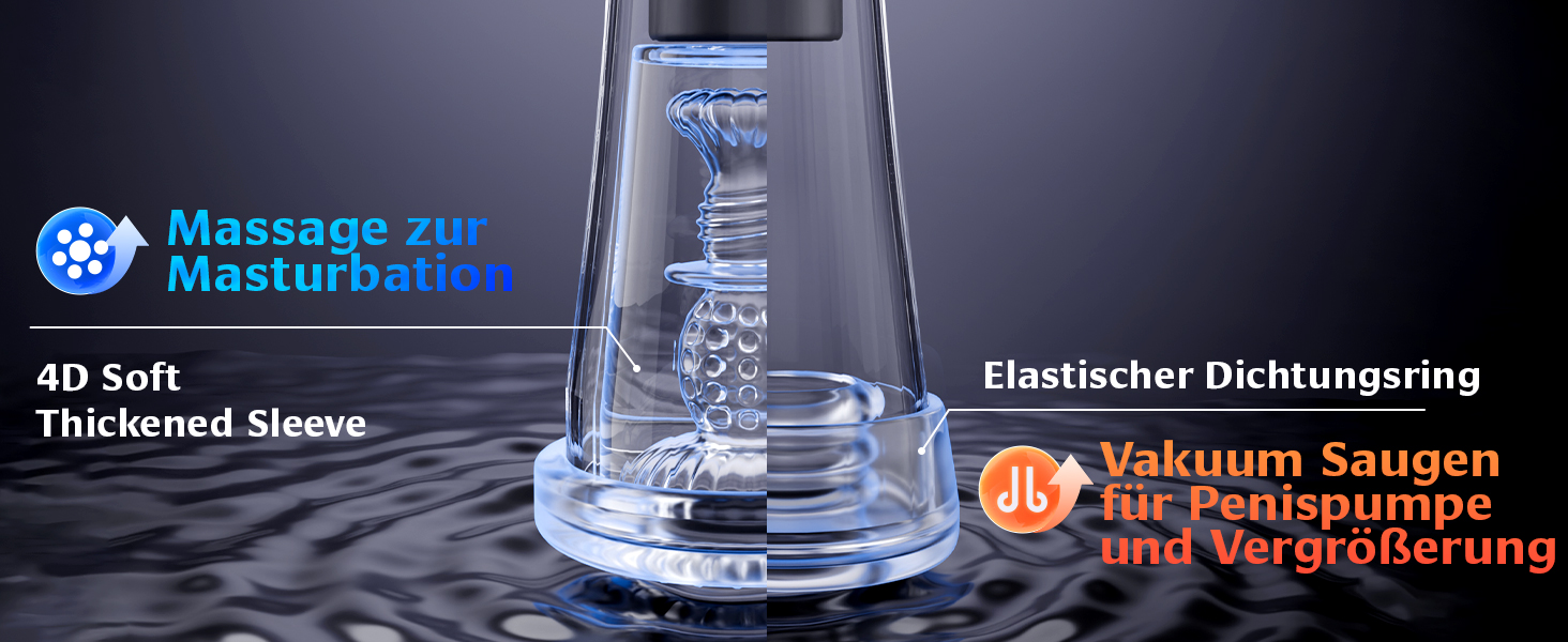 Електричний секс-іграшка для чоловіків Gobeken: вібрація, вакуум, керування через додаток, мастурбатор, пеніспампуватор, 2 лінійки