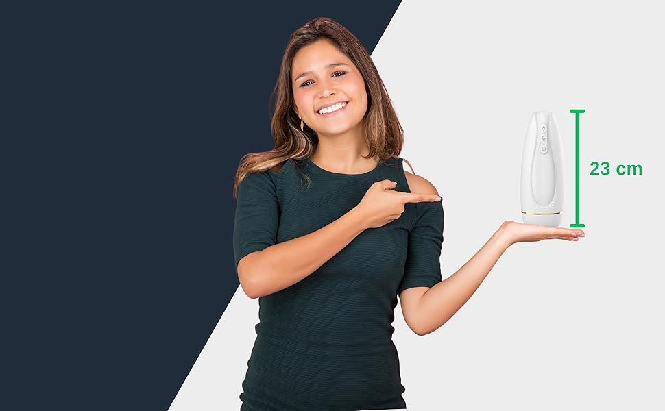 Електричний мастурбатор для чоловіків Nappex Branco з потужним всмоктуванням та вібрацією, режим оргазму - мастурбатор, кишеньковий