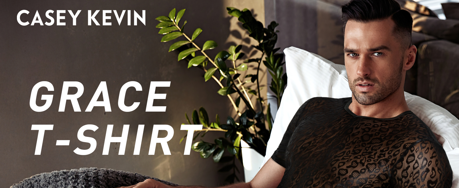 Костюм для рейву Casey Kevin для чоловіків, мереживний комплект (M, білий)