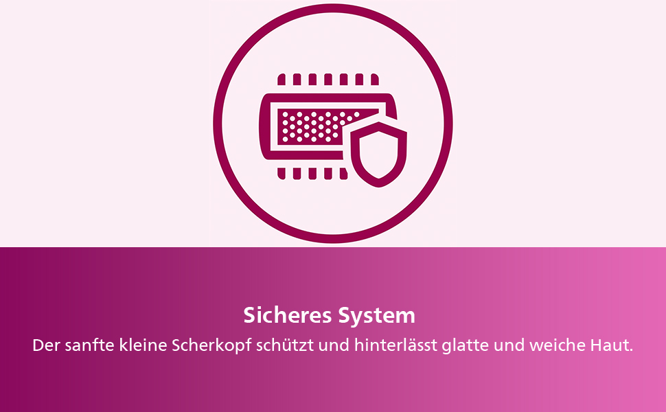 Електричний жіночий епілятор Philips Ladyshave Wet & Dry HP6341/00 для ніг, пахв та бікіні, вологостійкий