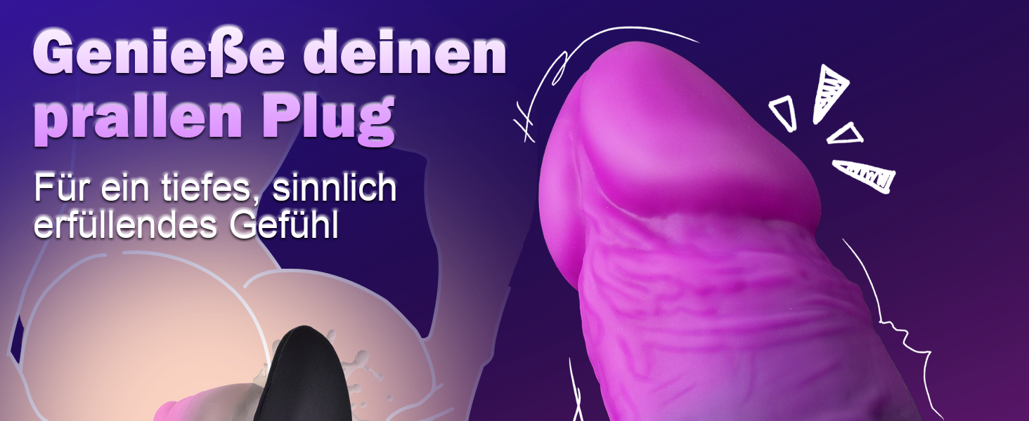 Анальний плагін для чоловіків та жінок XXL, силіконовий, для початківців – реалістичний, портативний, товстий, великий анальний ділдо для ігор (M)