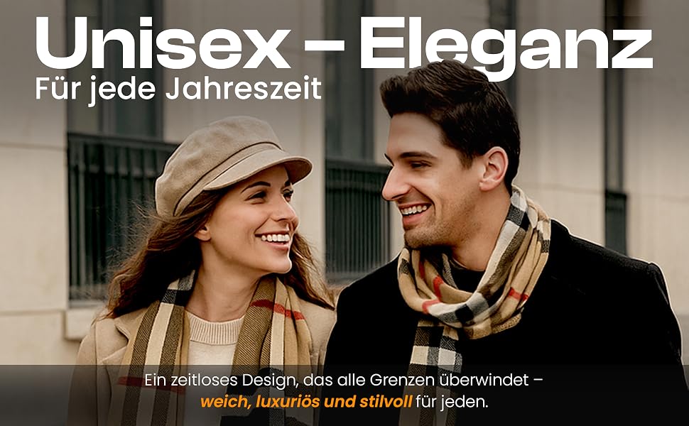 Унісекс шарф у клітинку KARMA.DIEM London Style, м'який зимовий шарф Classic Brown Plaid, 35x170 см