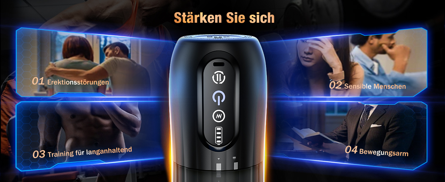 Електричний секс-іграшка PRONFANS для чоловіків: мастурбатор, вібрація, ротаційний механізм, 10 функцій, пеніс-насос, Blowjob