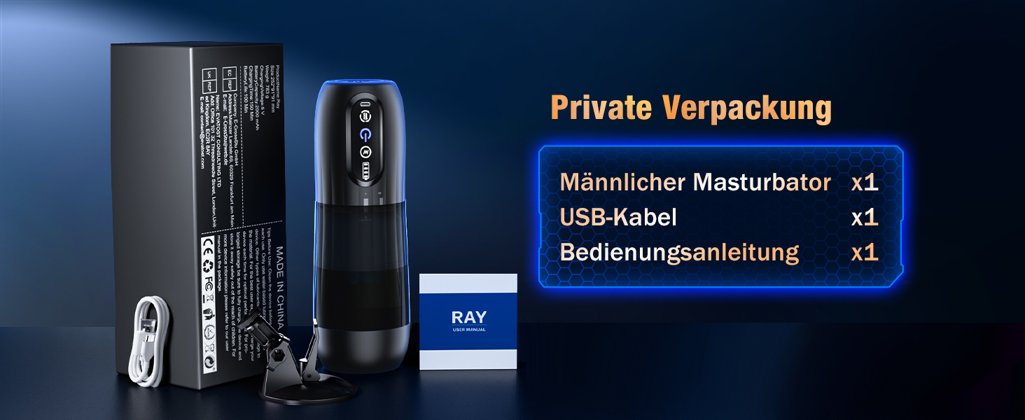 Електричний секс-іграшка PRONFANS для чоловіків: мастурбатор, вібрація, ротаційний механізм, 10 функцій, пеніс-насос, Blowjob