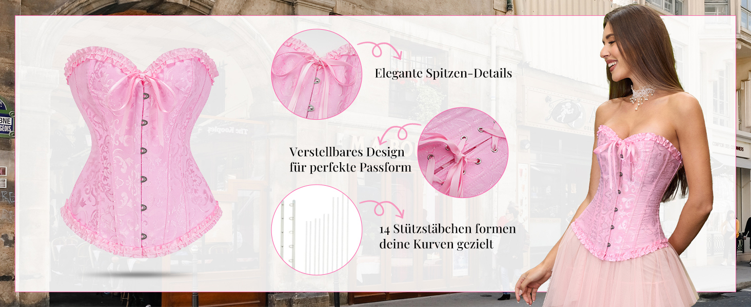 Корсетний топ SZIVYSHI для жінок з повним бюстом, готичний стиль, вінтажний корсет, бюстгальтер-корсет, бежевий