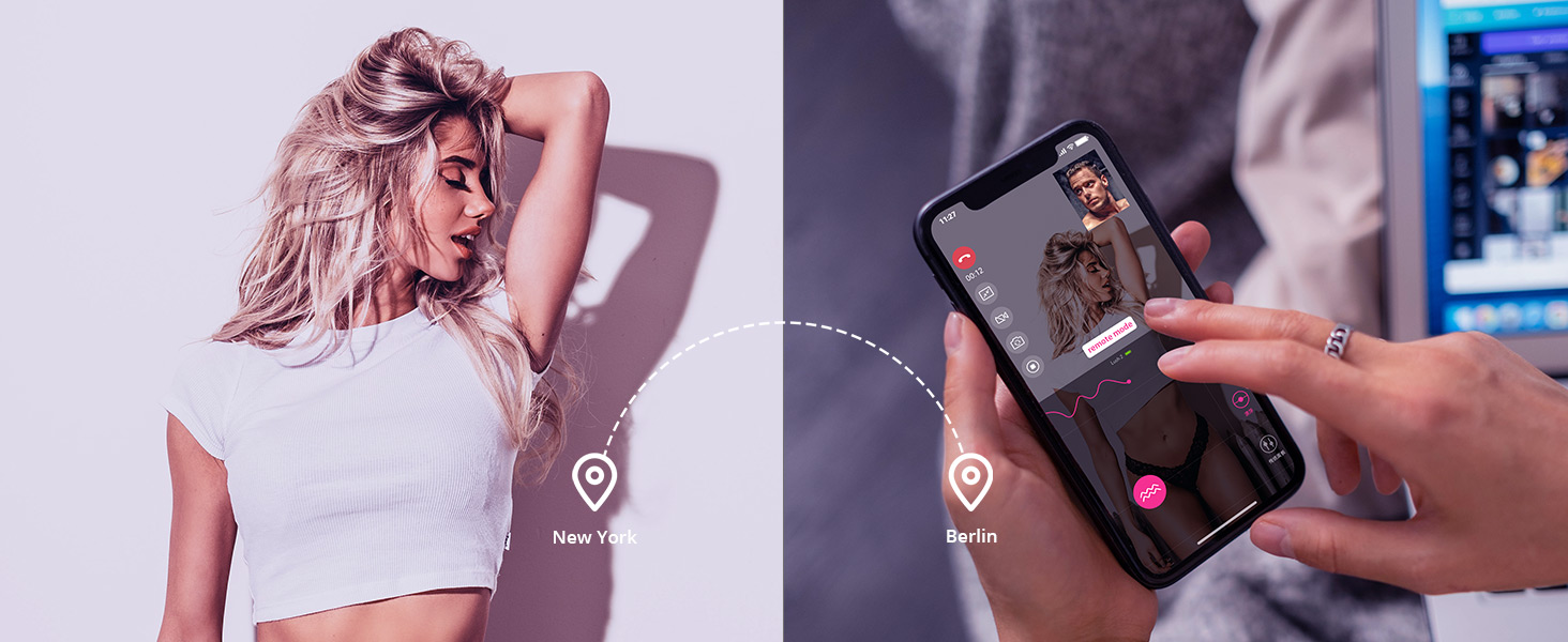 Lovense Lush 2 - вібратор для жінок, набір з 1000+ режимів, Bluetooth, дискретний та тихий, для подорожей та особистого використання