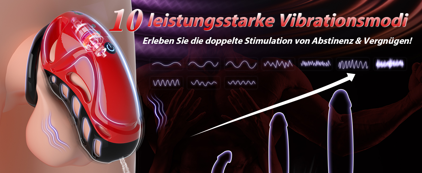Кагець для кастрації чоловіків - пристрій для сексуальних ігор, SM-фетиш, фіксація пеніса, кагець, ремені для фіксації пеніса, 5 розмірів, кільця для пеніса, 2 ключі та 1 замок